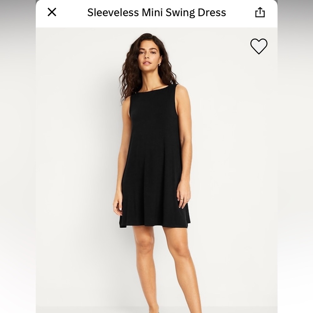 ✨NWT✨ Sleeveless Mini Swing Dress (Old Navy - Large)